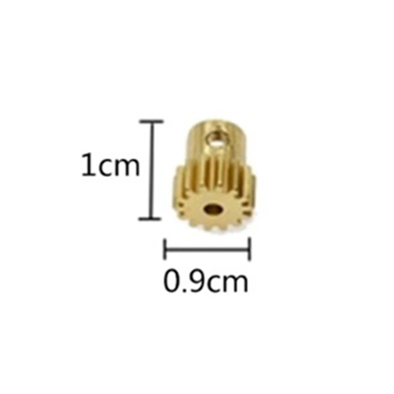 

2 Set RC Car Part: 1 Set 14T Motor Gear & 1 Set Metal Bridge Axle Gear Set