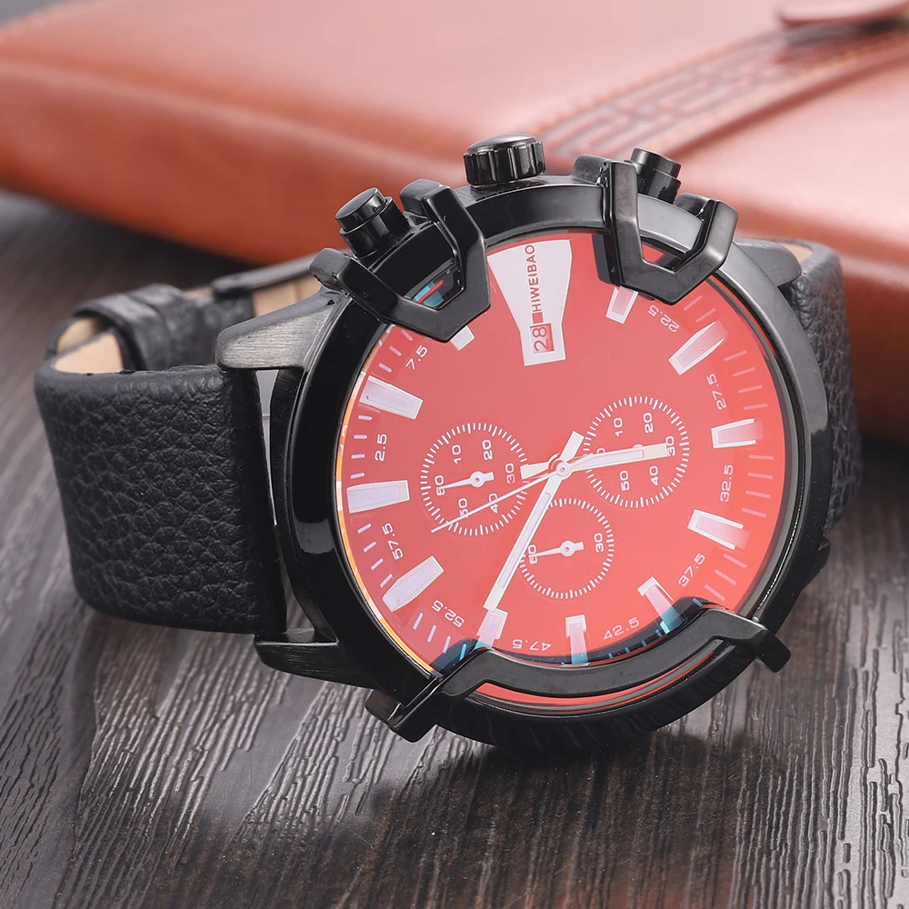 Часы мужские кварцевые с хронографом Брендовые спортивные креативные деловые