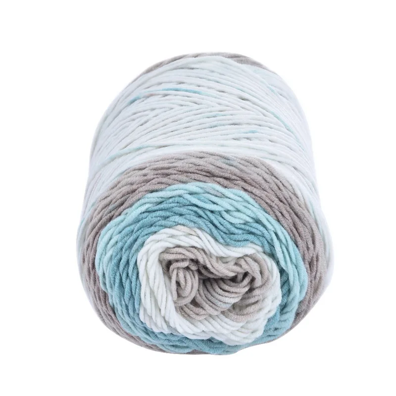 Натуральный мягкий шелк молочный хлопок Пряжа Толстая Вязание Lover шарфы вязание