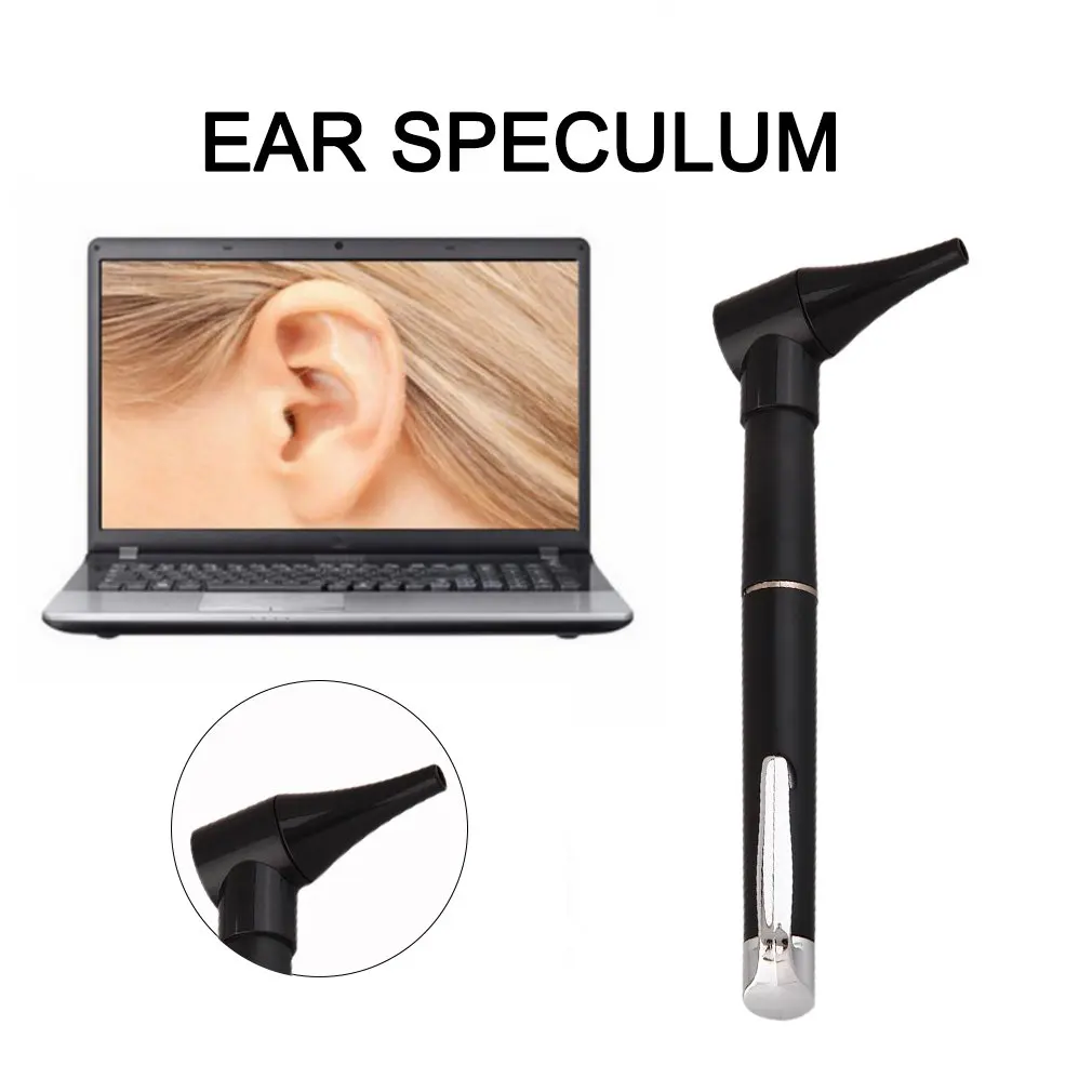 LED Electronic Ear Vacuum Flashlight Earpick Clean Tweezers Tool Stainless Steel Earwax Removal Portable Care | Красота и здоровье