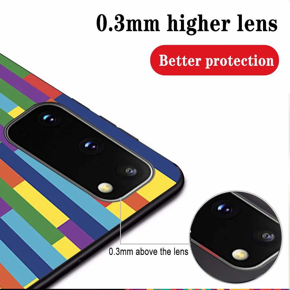 

Fashion Stripe Phone Case For Samsung A51 A71 A50 A70 A20 A40 A20E S20 S10 S9 S8 S7 Edge Ultra Puls Note 10 9 8 Plus Black Cover