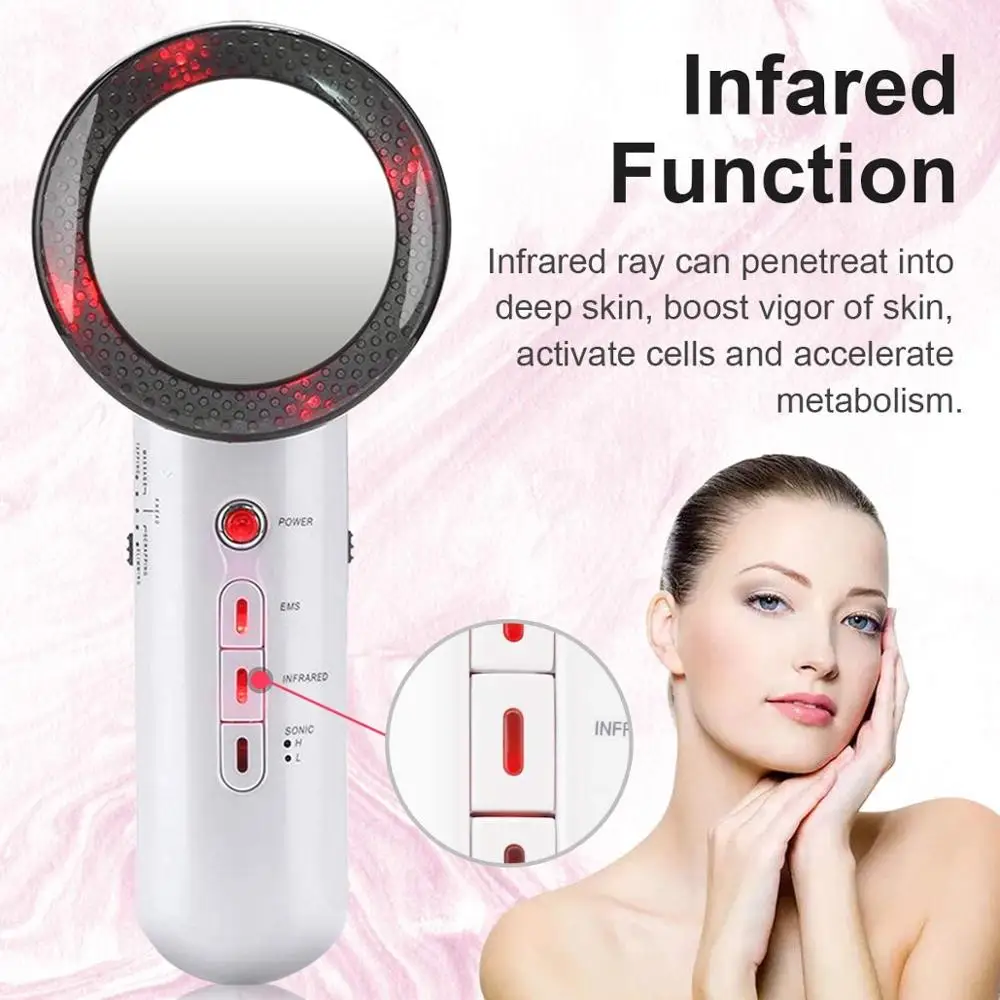 

Ultrasonic Cavitation Infrared 3 in 1 EMS Body Slimming Massager Beauty Machine Weight Loss Anti Cellulite Fat Burner