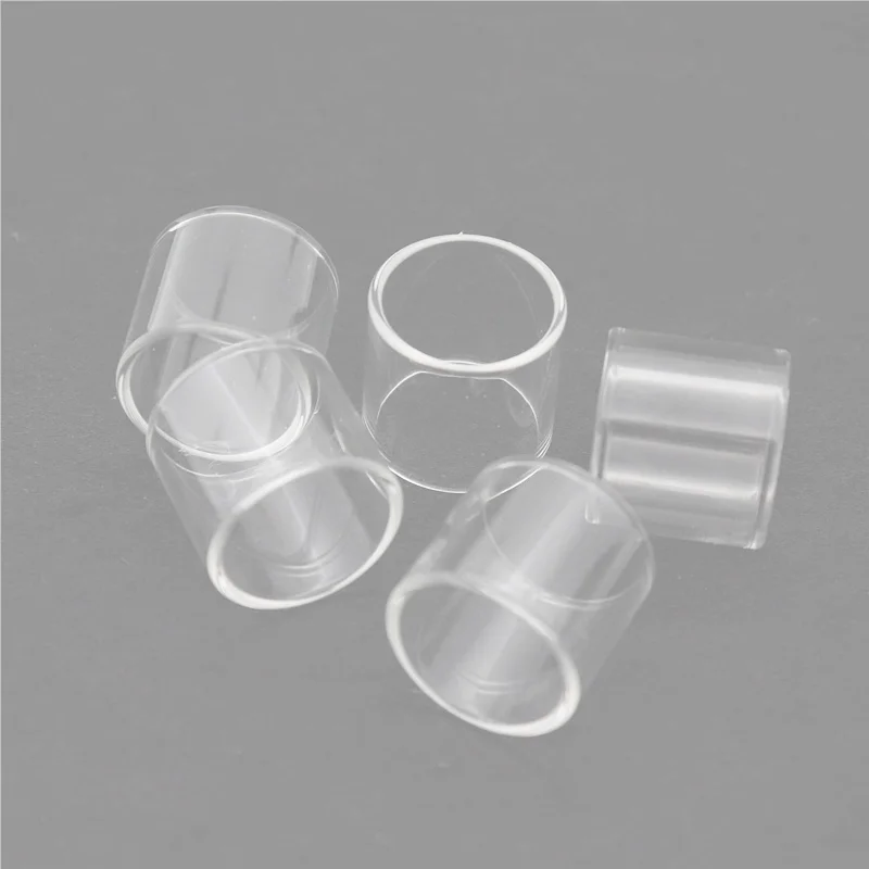

FATUBE 5pcs straight mini glass cups for K4 Nepho Sub Ohm Triton Mini V2 Atlantis V2/Atlantis EVO/ Atlantis Mega v2 GLASS TUBE