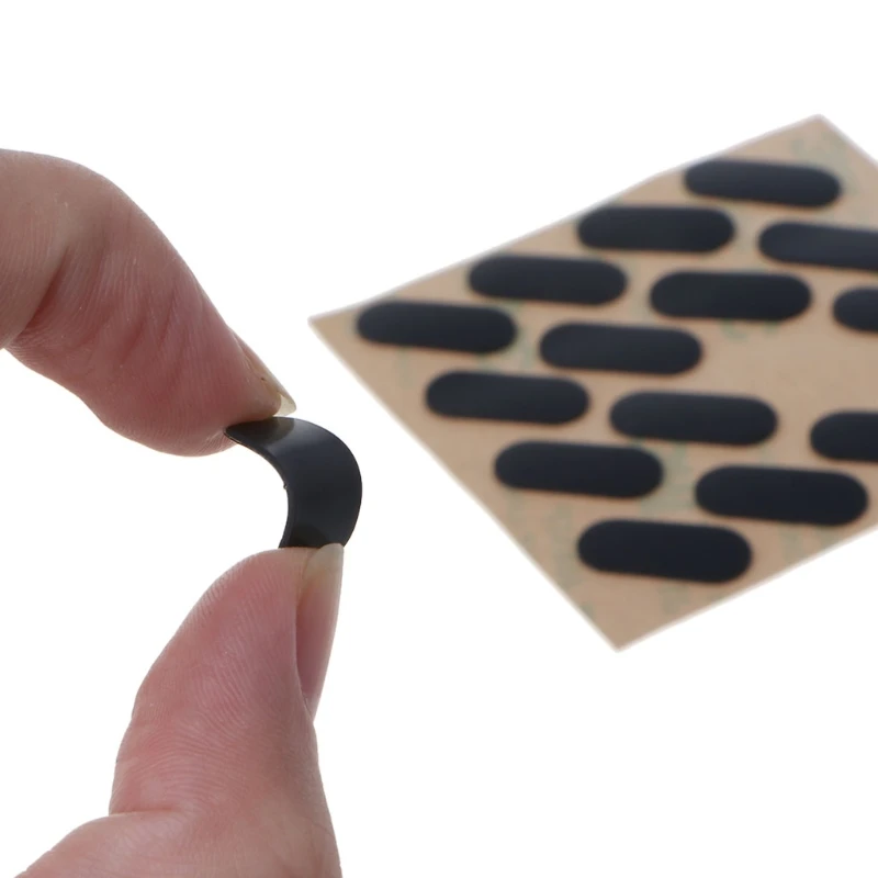 4 комплекта в партии Мышь коньки Замена скольжения колодки Черный онлайн игры