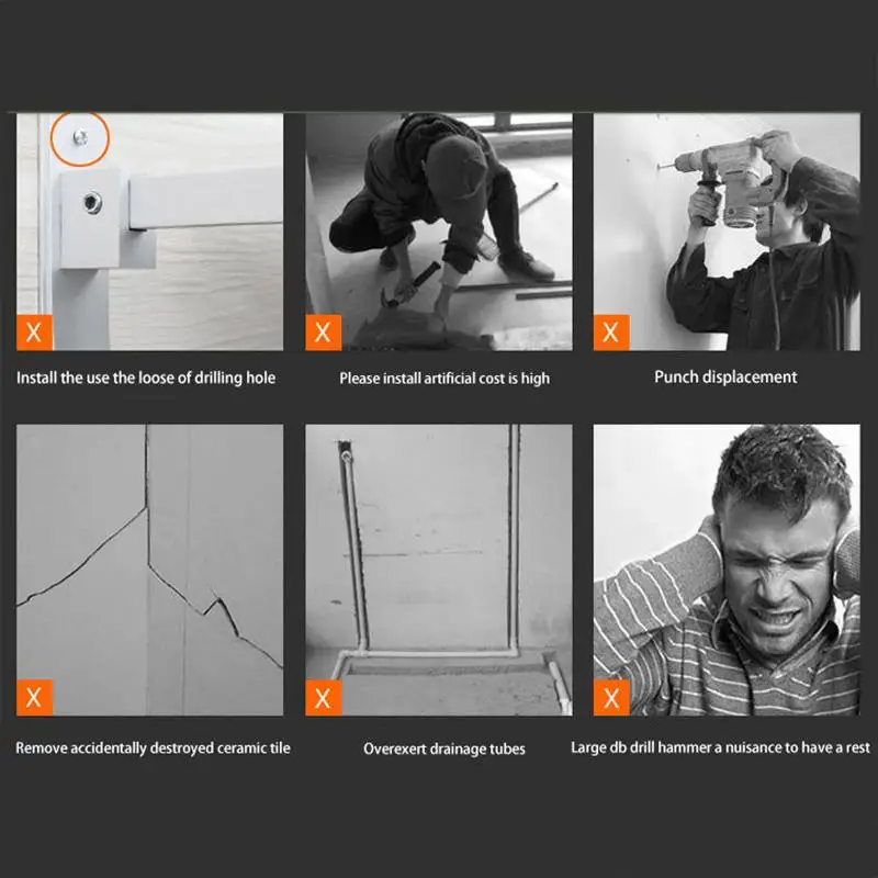 Нержавеющая сталь настенный фен стеллаж Органайзер для волос