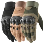 Мужские тактические перчатки армии США, перчатки для активного отдыха и спорта на открытом воздухе, Военные боевые противоскользящие тактические перчатки из углеродного волокна