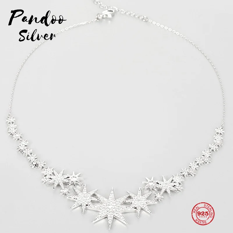 Модное очарование чистое серебро 925 пробы оригинал 1:1 копия многозвездные звезды