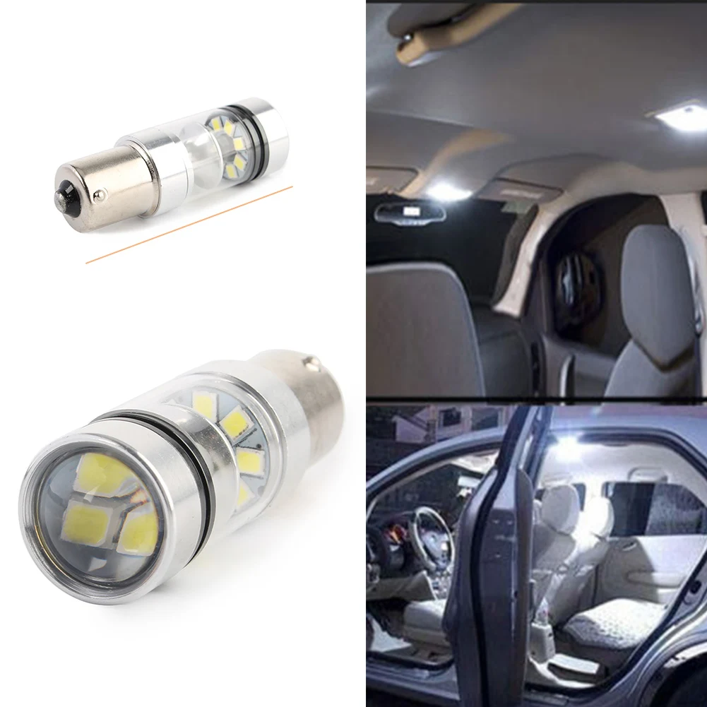 Новая Автомобильная запасная светодиодсветильник лампа XBD 100W 1156 S25 P21W BA15S
