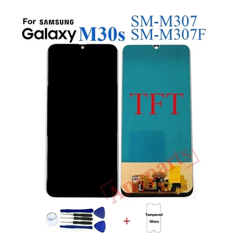 Для Samsung M30s M307 SM M307F дисплей ЖК экран Замена для дигитайзер в сборе модуль