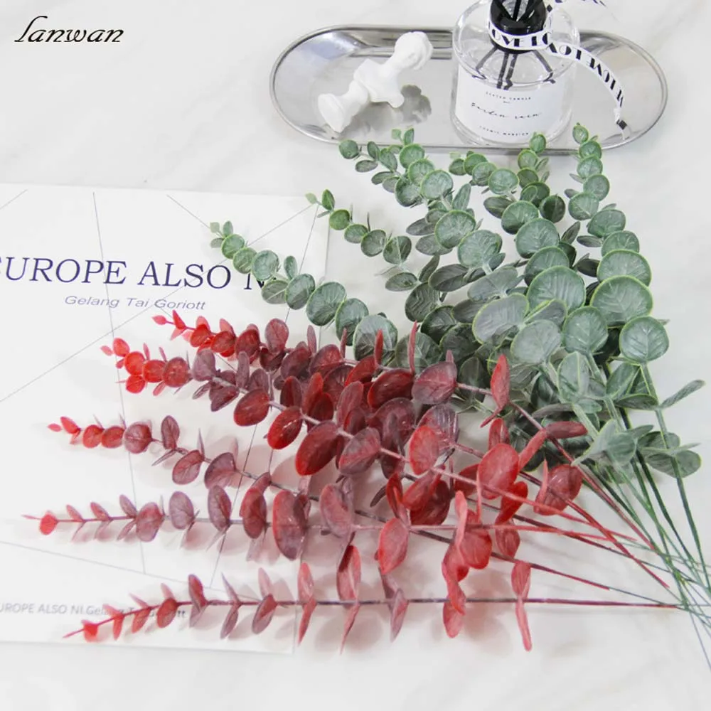 Искусственная ветка эвкалипта 1 ветка|Искусственные и сухие цветы| |