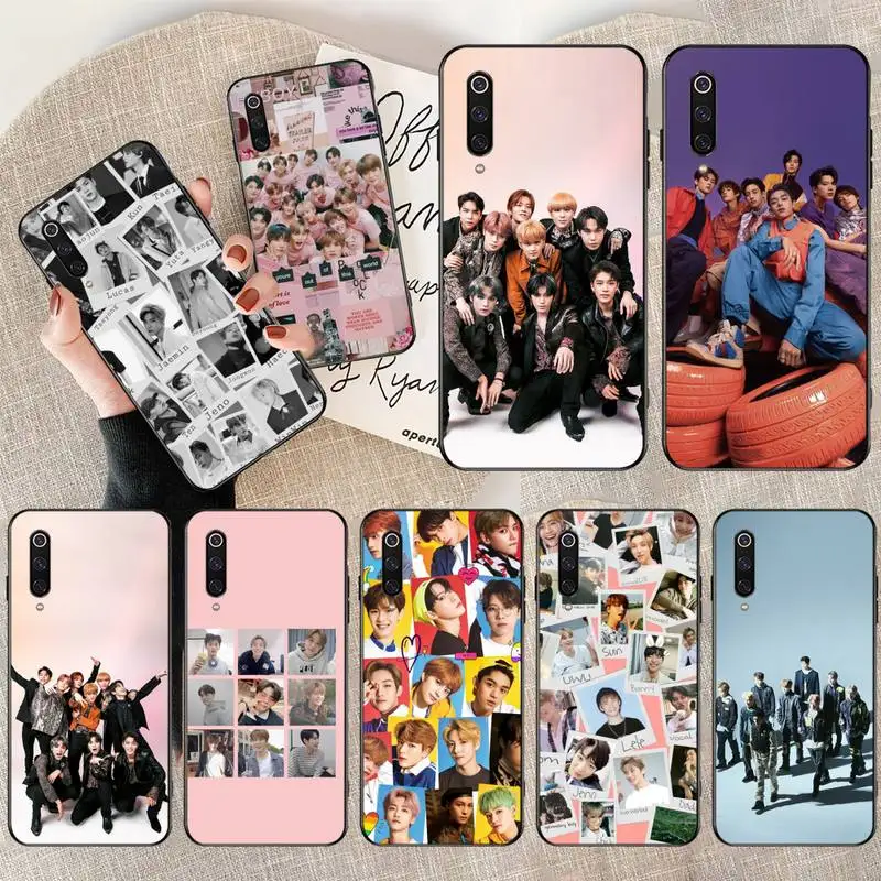 Мягкий силиконовый чехол для телефона PENGHUWAN KPOP K.A.R.D MONSTA X NCT 127 из ТПУ с рисунком Xiaomi