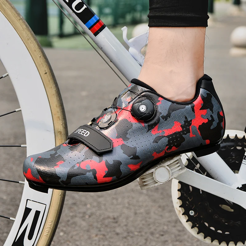 

FAD SPEED Men Women Cycling Shoes Professional Sneakers Male Outdoor Multi-function Road MTB Bike Shoes Man Camouflage Nano Vamp