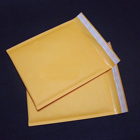 1PC/10 pcs Newest Bubble Mailers Padded Envelopes Small Size Kraft Paper Air Envelope Bag Yellow Color | Канцтовары для офиса и