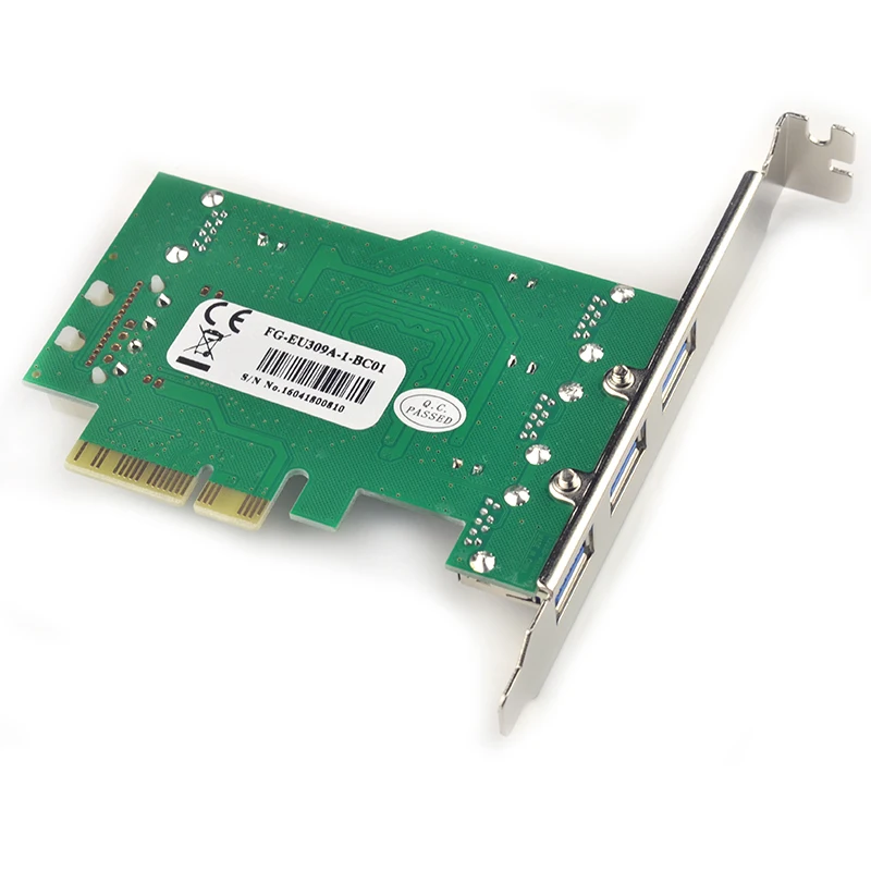 Карта расширения USB 3.0 PCI-e Адаптер PCIe USB3.0 3 внешних + 1 внутренний USB-конвертер PCI Express Поддержка зарядки чипа etron (art.: 3920ca5da74e4) - 3920ca5da74e4