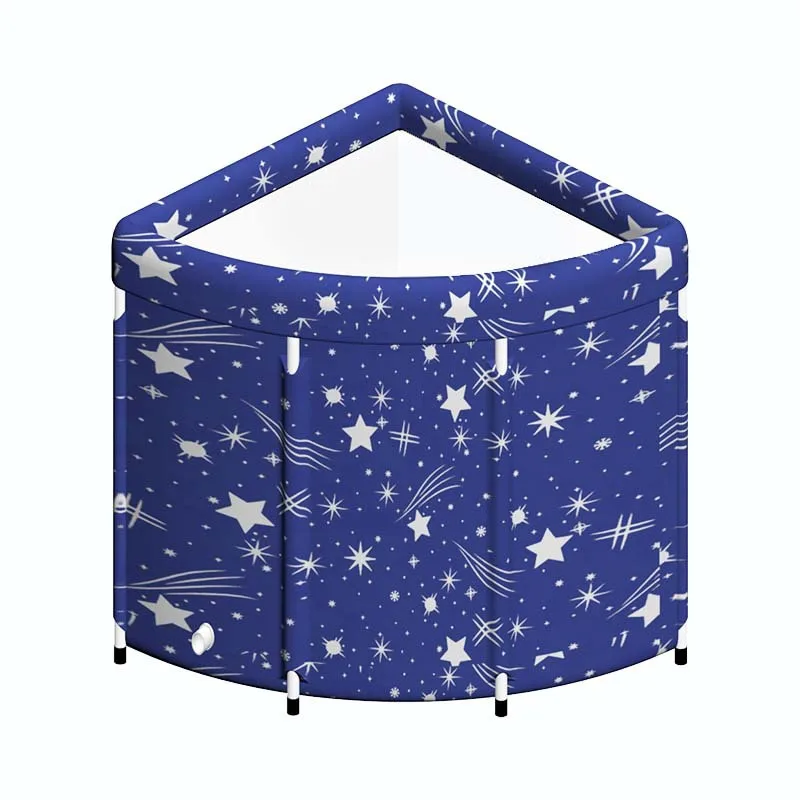 

Adult Portable Folding Bathtub PVC Water Tub Indoor Outdoor Bathroom Spa Bath Tub Full Body Portable Corner Bathtubs Bath Barrel