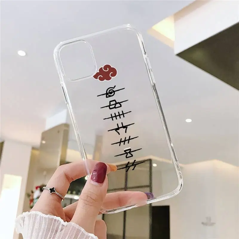 

Naruto logo sign eyes Phone Case Transparent soft For iphone 5 5s 5c se 6 6s 7 8 11 12 plus mini x xs xr pro max