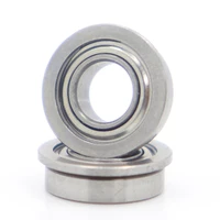 10pc sfr156zz stainless steel flange bearing 4 7627 9383 175 mm inch 316x516x18 flanged fr156 z zz ball bearings r156