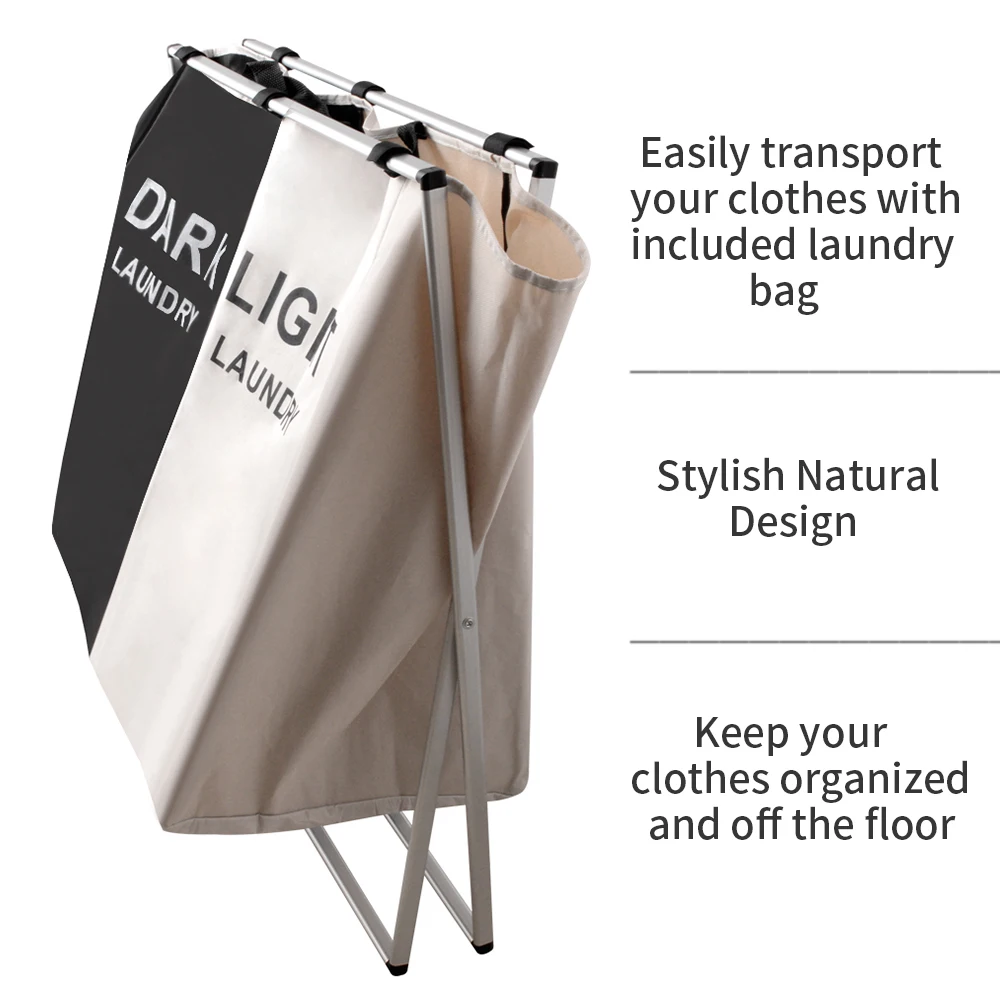 Gecious 2 секции корзина для белья складная небольшого пространства