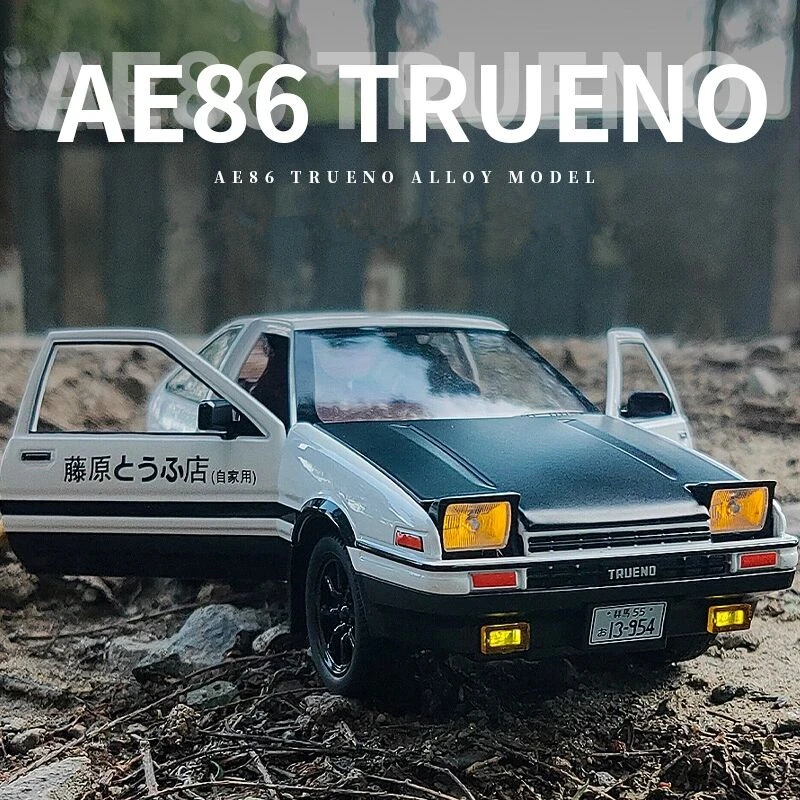 Модель автомобиля из сплава Toyota AE86 модель игрушечного литого металла с имитацией