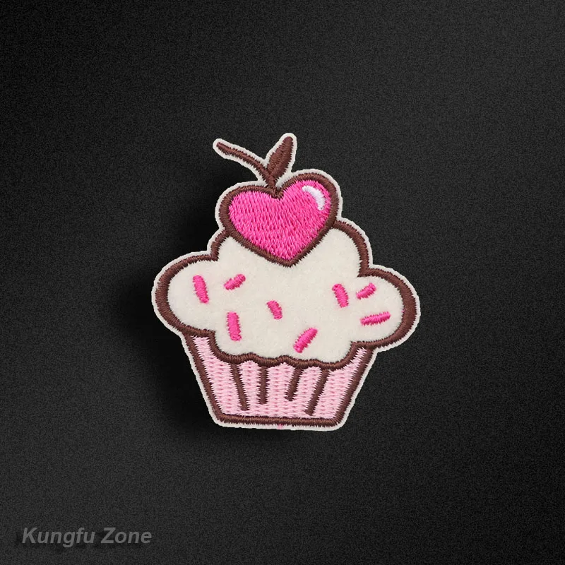 Embroidered Patches for Clothing Iron on Patch Cartoon Rainbow Applique Badge Donuts Cute Parches Garment Accessory Washable DIY | Дом и сад