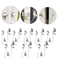 8pcsset window locks children protection lock stainless steel window limiter baby safety infant security window locks products