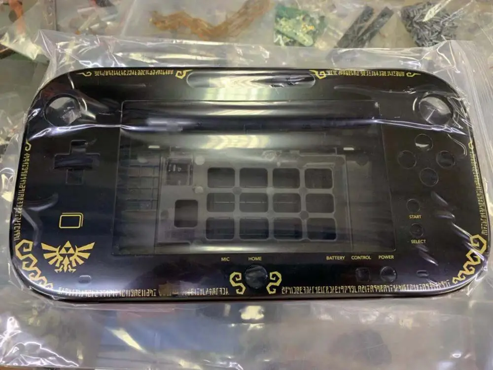 Бесплатная доставка оригинальный новый для Wii U Gamepad пластиковый чехол корпус с