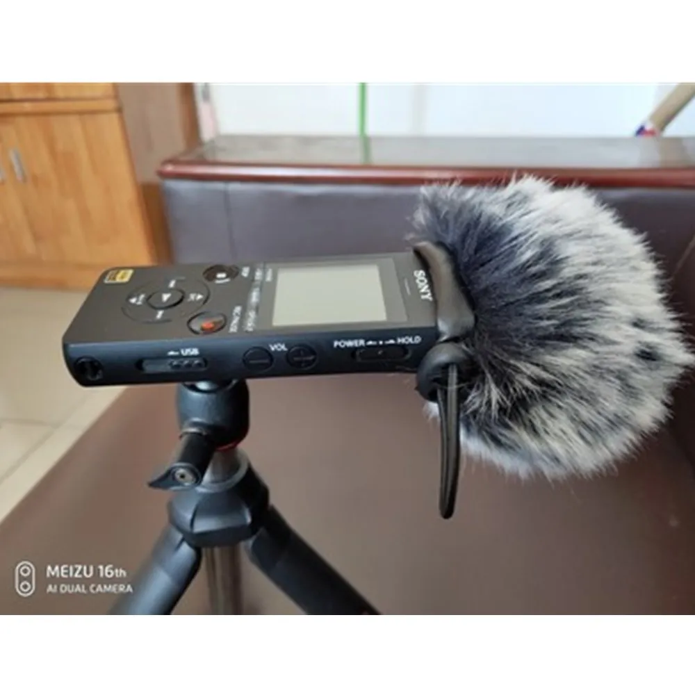 Уличная ветрозащитная муфта Deat cat из искусственного меха ветрозащитный экран для