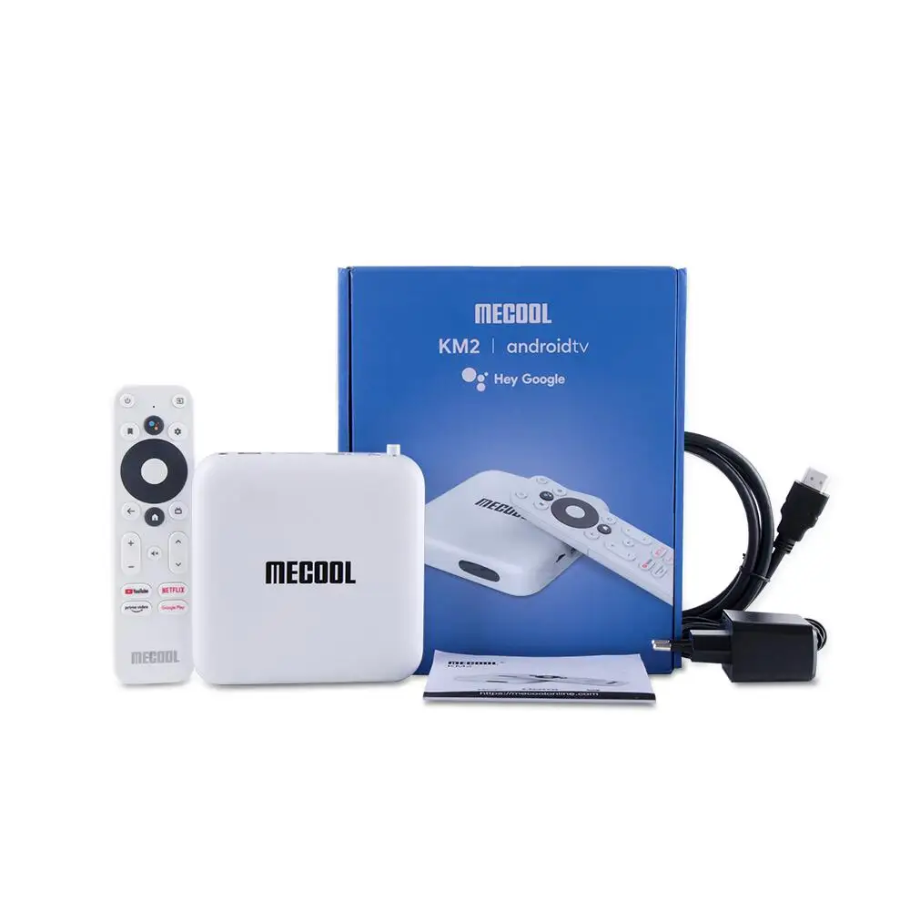ТВ-приставка MECOOL KM2 Netflixs Amlogic S905X2 Android 10 DDR4 2 + 8 Гб | Электроника