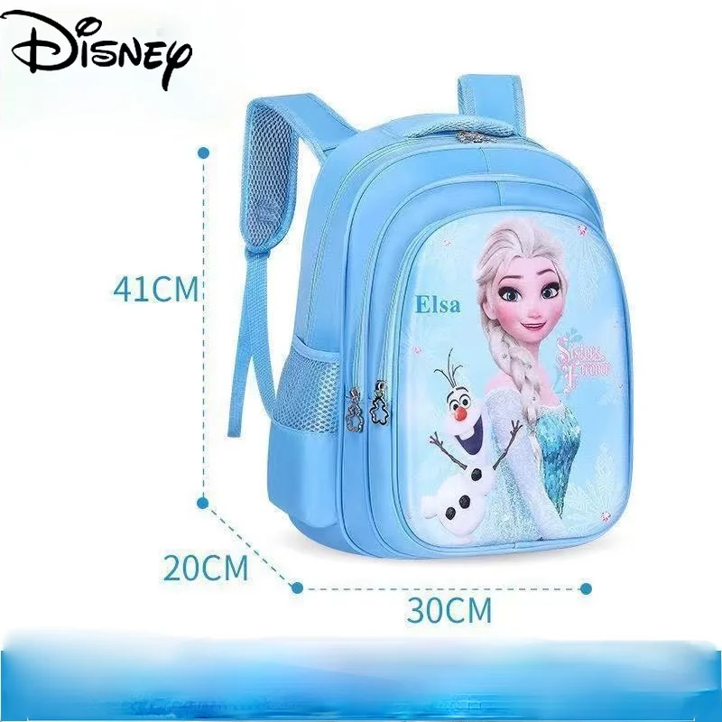 

Модный водонепроницаемый Удобный вместительный рюкзак Disney, простой мультяшный милый детский школьный ранец с изображением замороженных п...