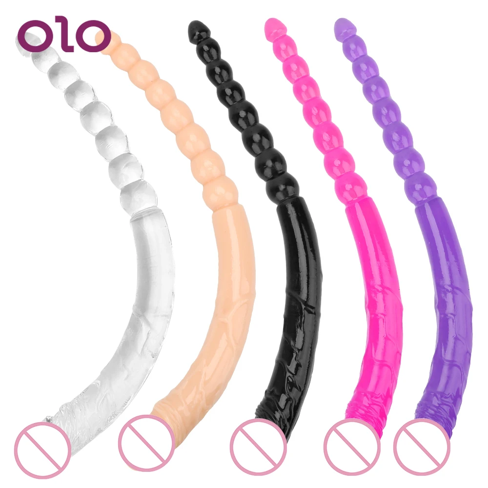 Оло супер длинный искусственный пенис анус Бусы Секс игрушки для геев женщин