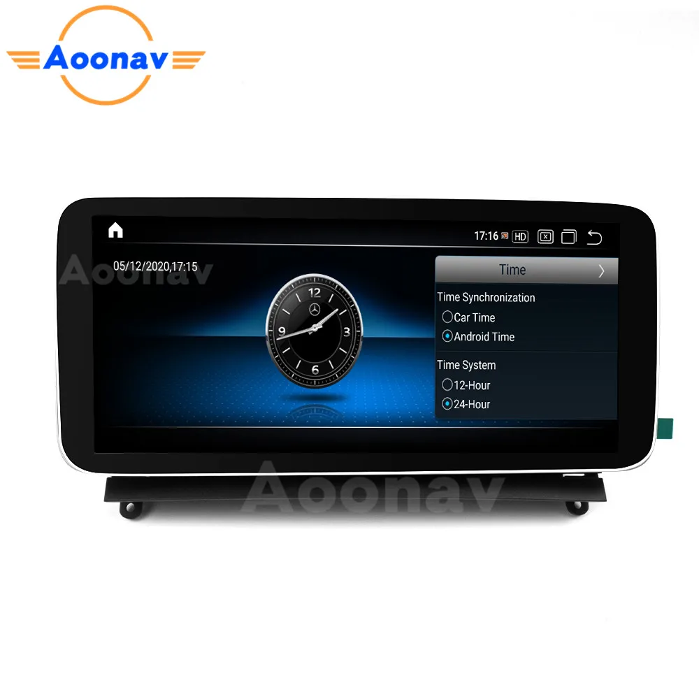 Автомагнитола на Android 128 ГГц 12 3 дюйма для Benz C Class W204 2008-2010 GPS-навигация