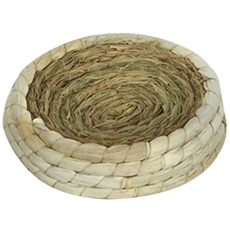 Соломенных Птичье гнездо в форме голубя Дом Гнездо для попугая Птица Яйцо