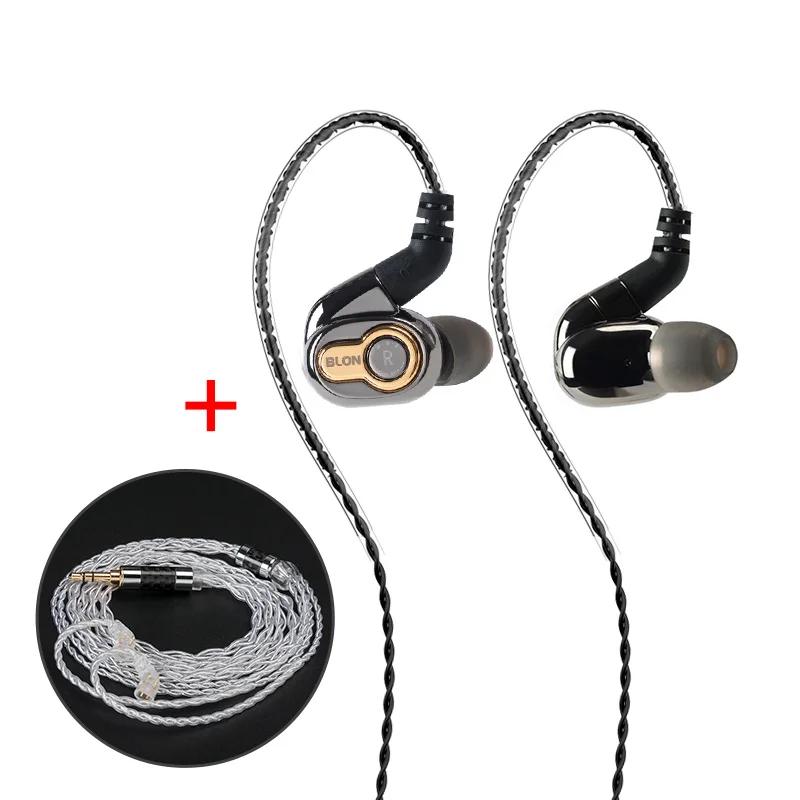 

New BLON BL-05 2nd Generation 10mm Carbon Nanotube (CNT) Diaphragm HiFi In-ear Earphone with Carved Acoustic Chamber blon bl-03