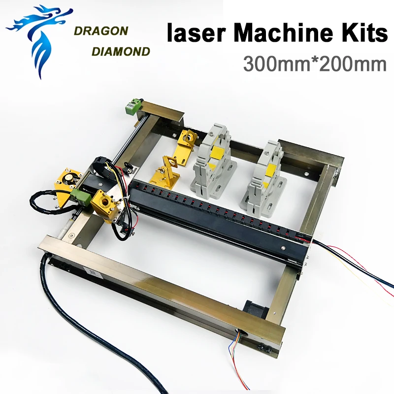 Набор механических деталей Co2 лазерный гравировальный набор с одной головкой 200