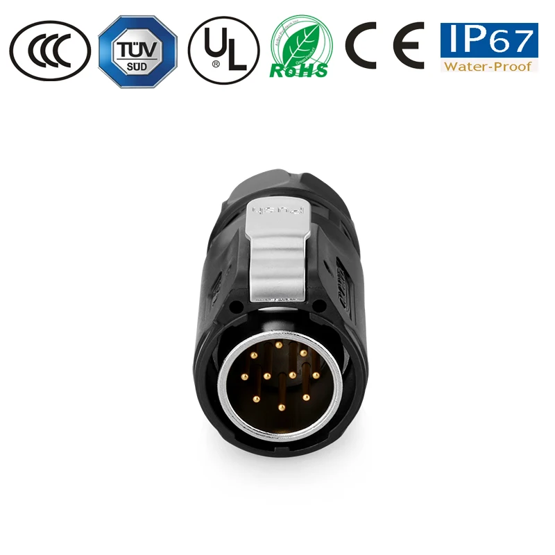 Водонепроницаемый соединитель для проводов Кабельная вилка и гнездо M24