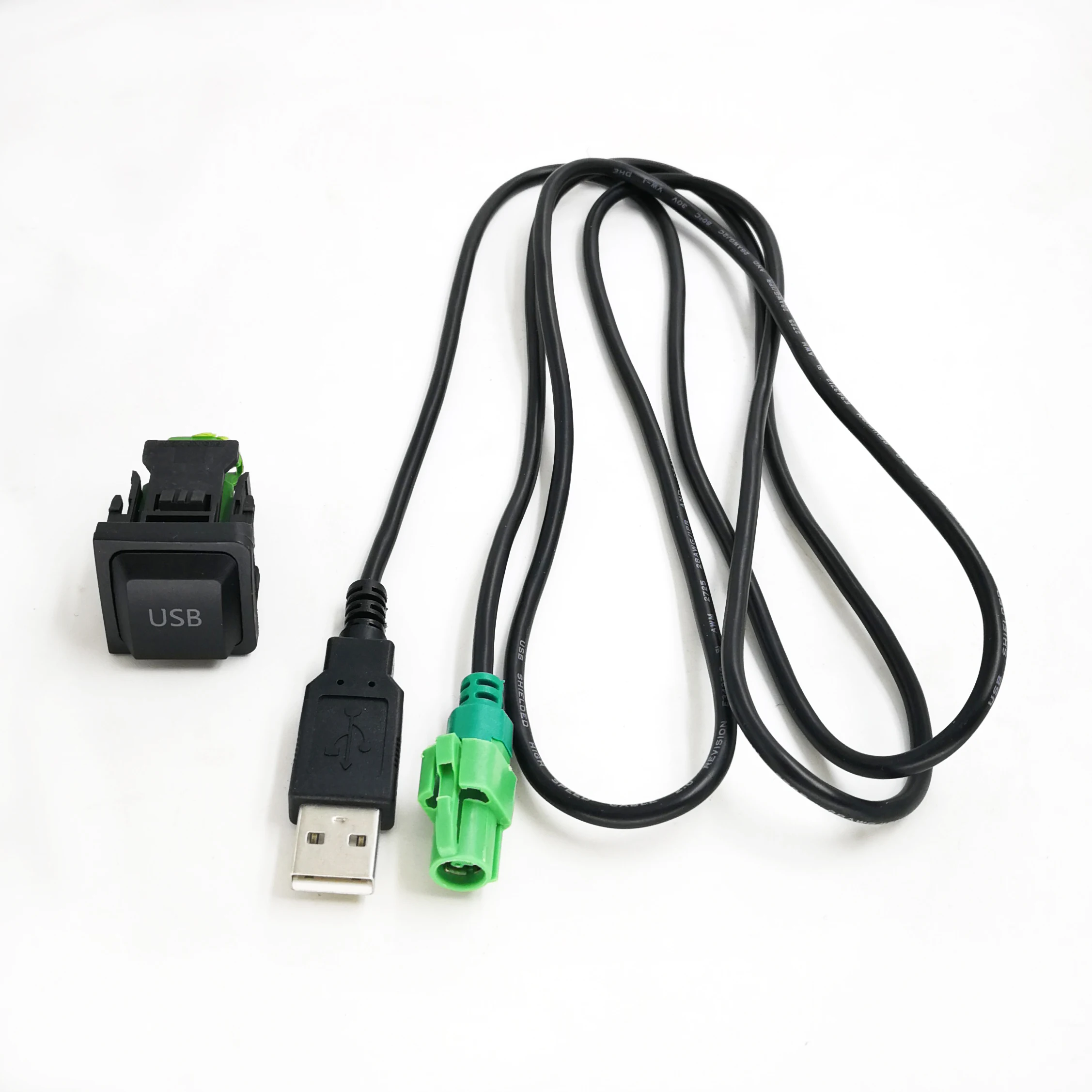 Biurlink 2 стиля DIY Автомобильный USB адаптер аудио USB кабель переключатель для Volkswagen