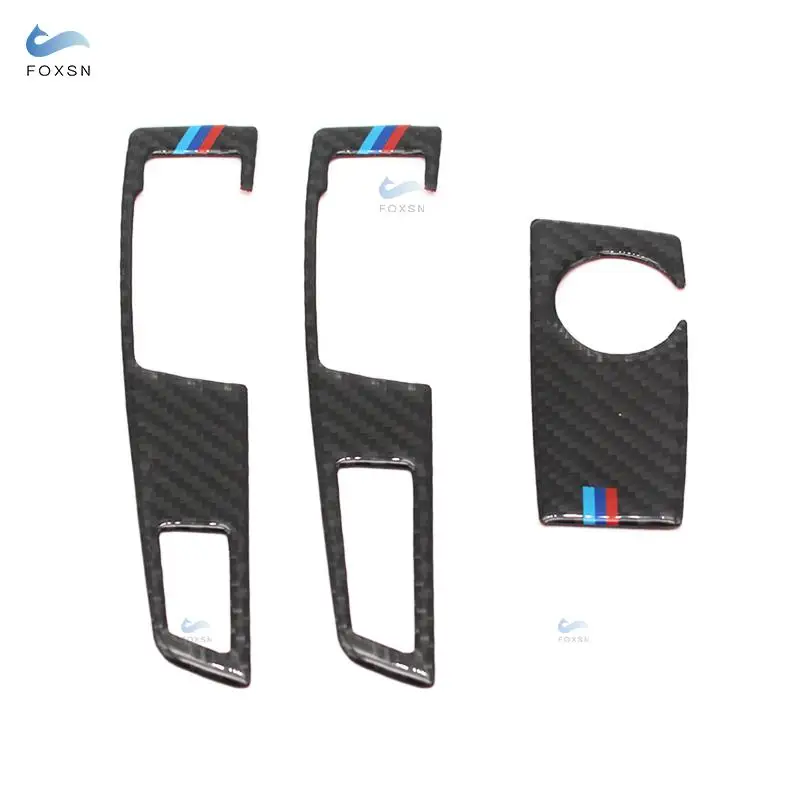 For BMW 5 Series GT F07 F10 X3 X4 F25 F26 Car Styling Carbon Fiber Gear Shift Panel Knob Cover Frame Trim | Автомобили и