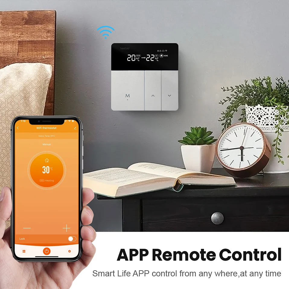 Смарт термостат AVATTO WiFi 100 240 В работает с Alexa Google Home Яндекс. Алиса|Умная система