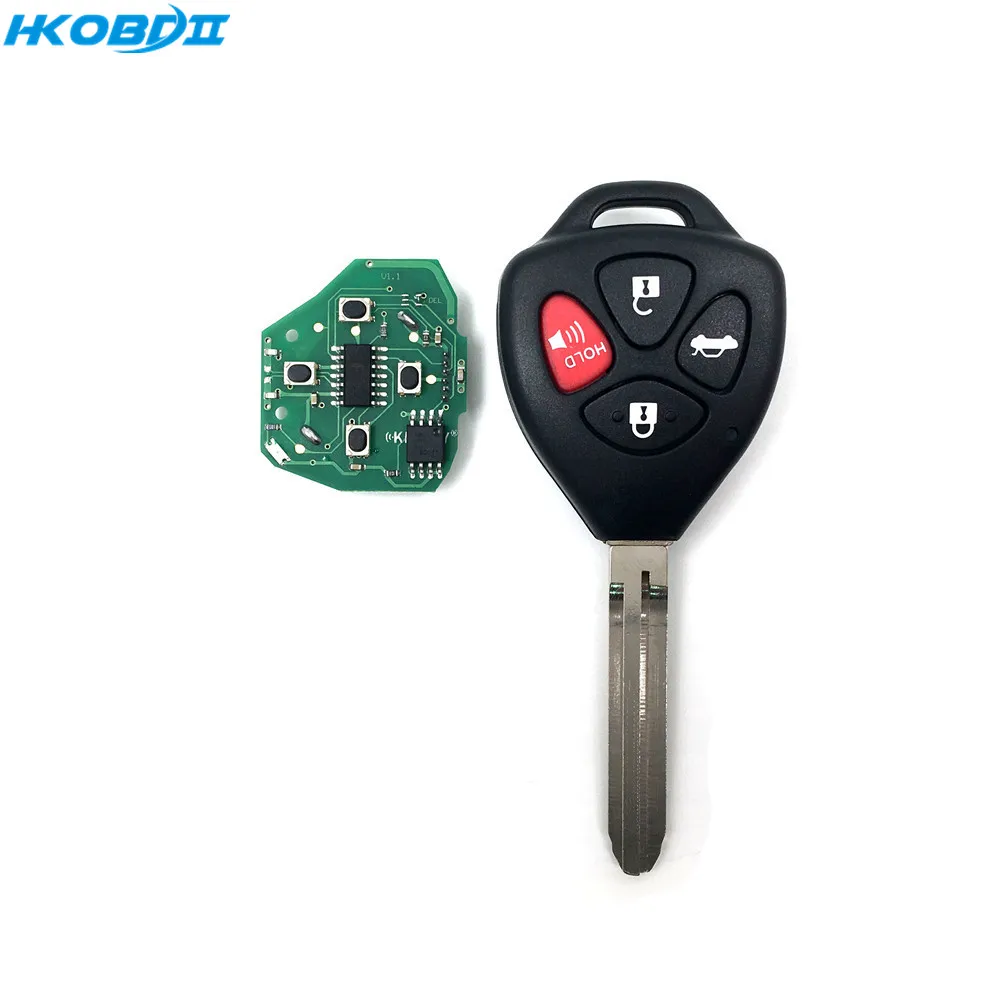 HKOBDII KEYDIY оригинальный KD B05-4/B05-3 + 1 4 кнопки серии B универсиал пульт дистанционного