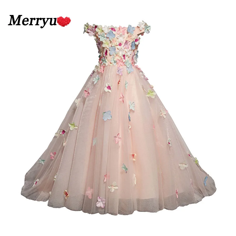 

Pink Flower Girl Dresses for Wedding Petal Princess Pageant Dress Girls Birthday Party Dress