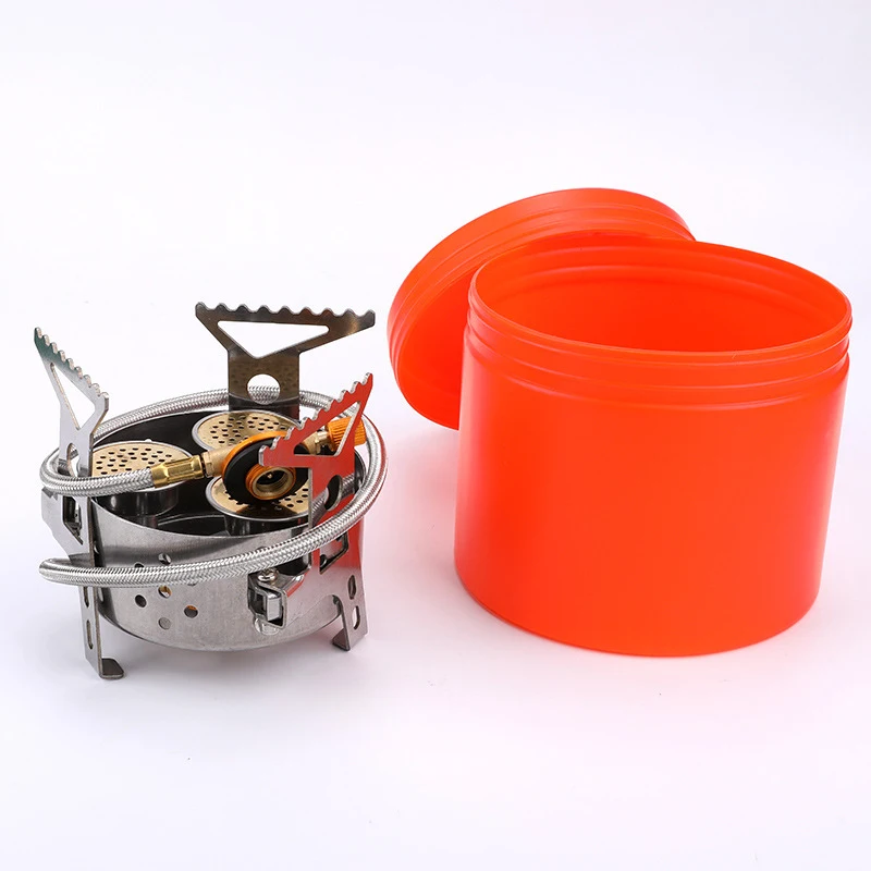 

9000W High Power Camping Stove Portable Three Core Head Camp Stove Windproof Gas Stove Burner for Camping Hiking Cooking