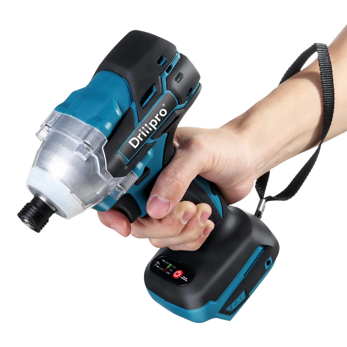 Аккумуляторная электрическая отвертка Drillpro перезаряжаемая 1/4 дюйма