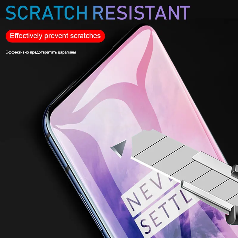 100D передний Задний защитный Гидрогелевая пленка для Oneplus 7T 7 Pro 6 6T 5 5T полное