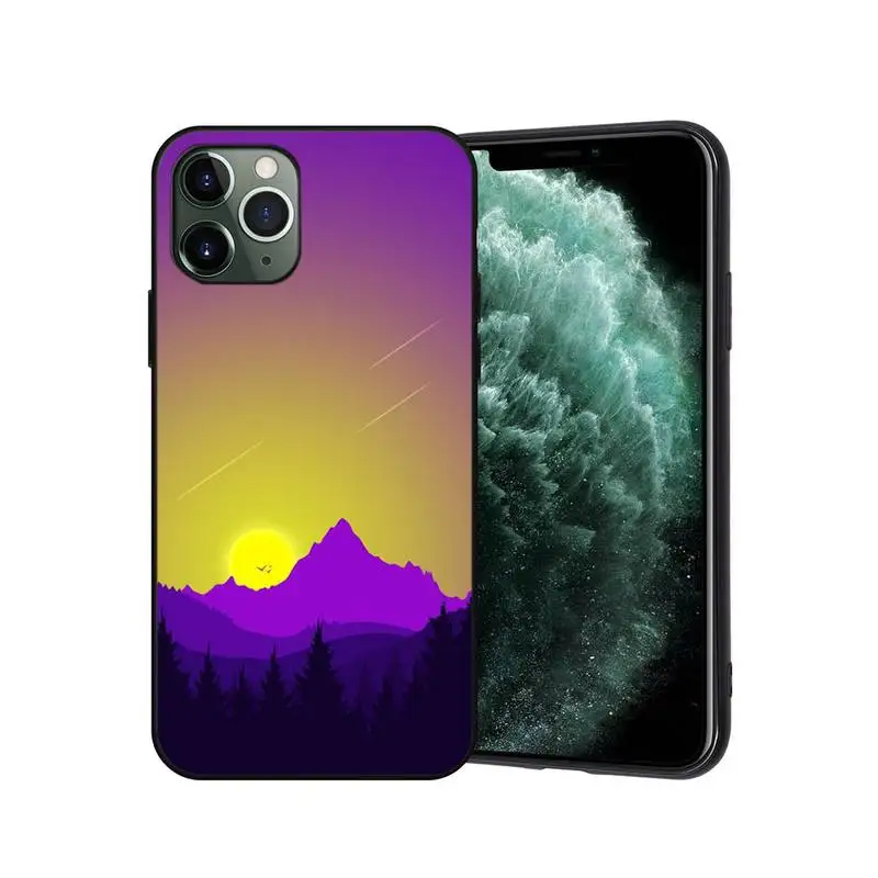 Beautiful scenery Phone Case for iphone 12 11 PRO MAX X XS XR 6S 7 8 PLUS SE 2020 cases cover designer brand