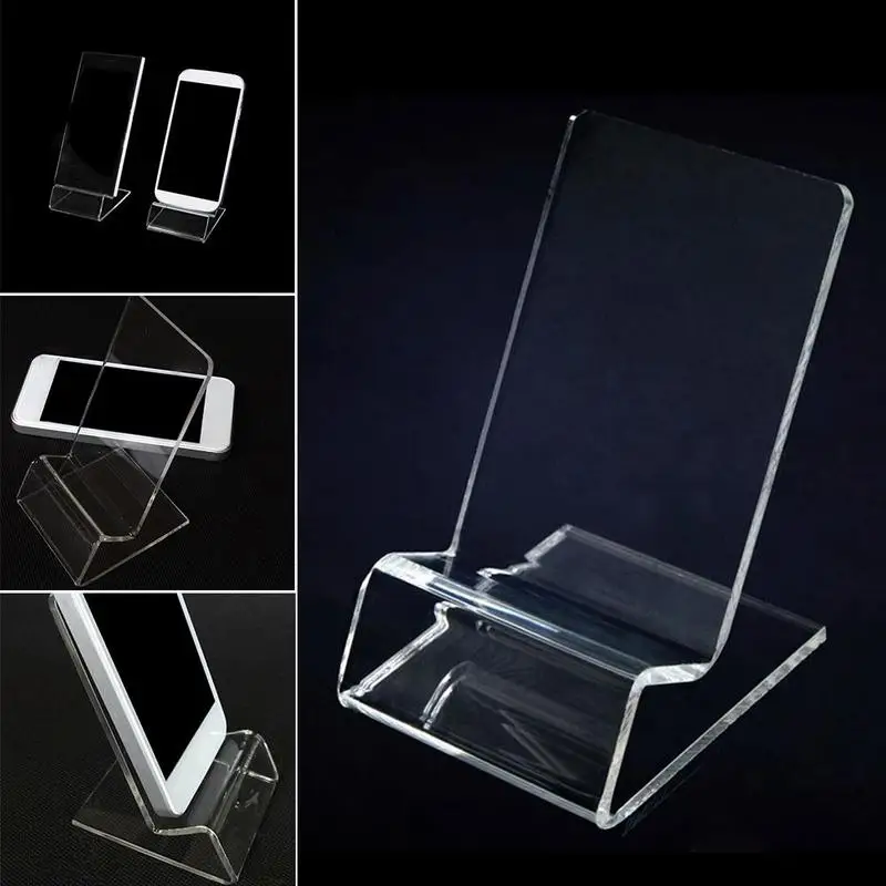 

Acrylic Mobile Phone Display Stand Business Card Rack Display Office Stationery Bracket Supplies