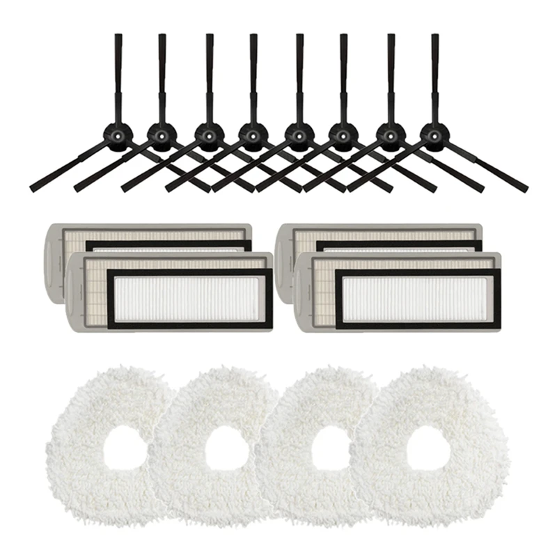 Запасные тряпки для швабры боковые щетки HEPA фильтр робота-пылесоса NARWAL J1