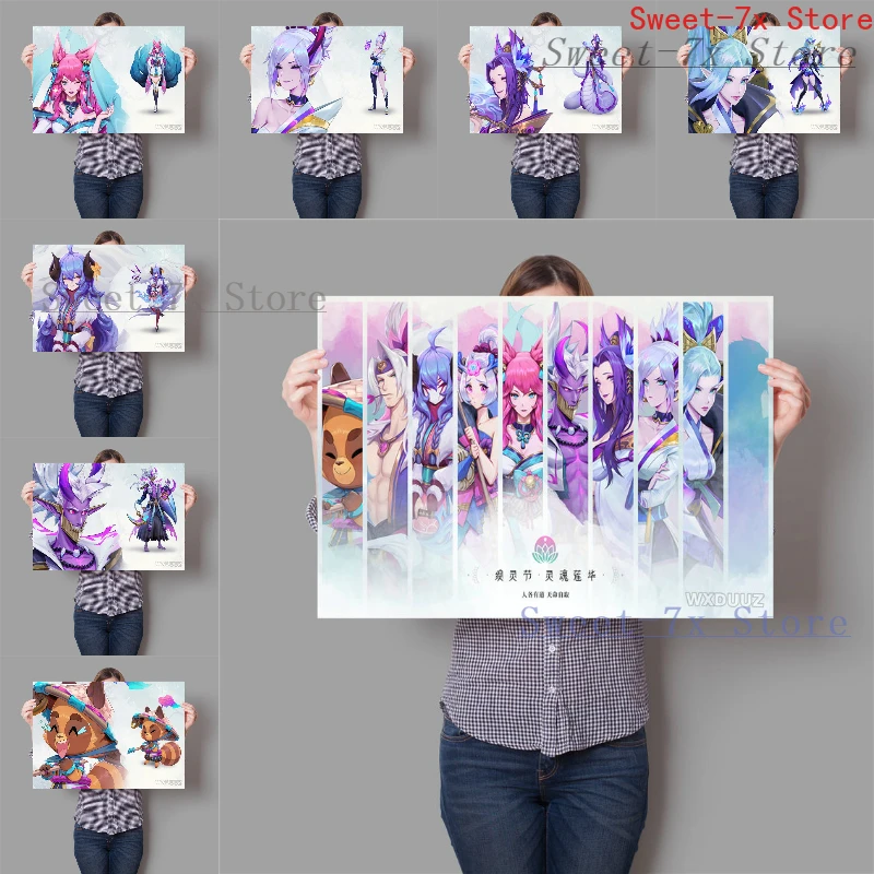 

Game League of Legends Latest Skin Canvas Painting Art Nordic Posters and Prints Wall Pictures for Living Room Decor Frameless