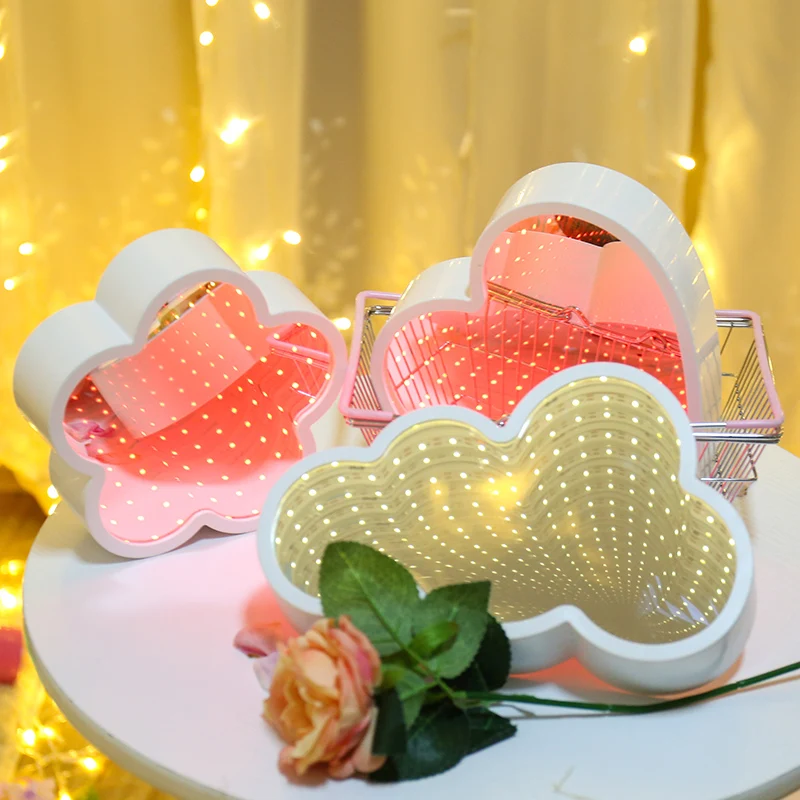 Светодиодный ночник 3D Звездный колокол настольная лампа зеркальный светильник