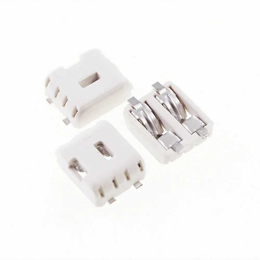 20pcs 2 Pin SMD PCB Terminal Block 3.0 mm Pitch Ways 26 to 22 AWG Clamp Push Wire Tin Plated 3A 250V Rating Board |