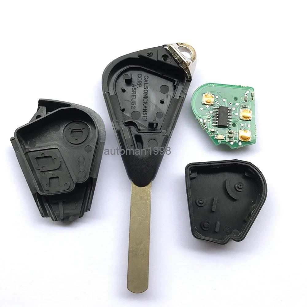 Новая замена 3 кнопки дистанционного ключа для Subaru Forester 2009 2010 433 МГц с 4D60 чипом Uncut
